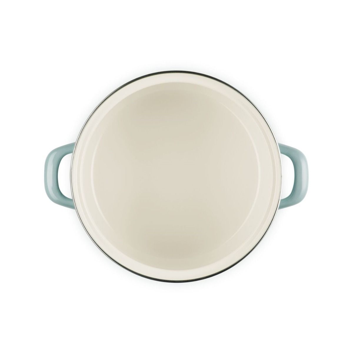  Le Creuset 3.8 Qt. Petite Enamel On Steel Stockpot | Sea Salt