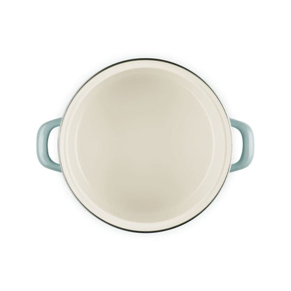  Le Creuset 3.8 Qt. Petite Enamel On Steel Stockpot | Sea Salt