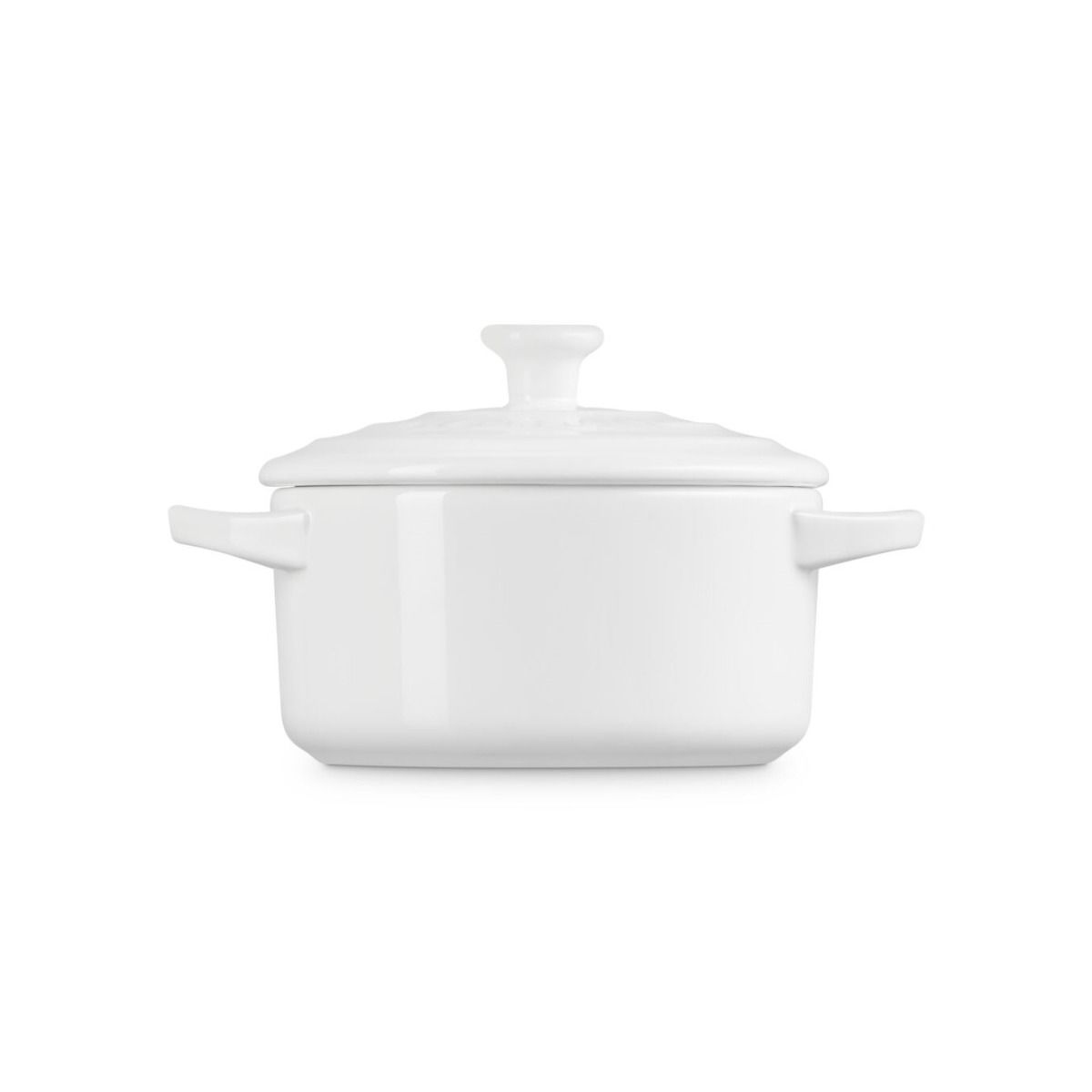  Le Creuset 24oz Round Mini Cocotte | White