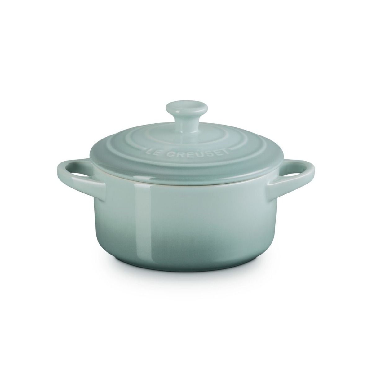  Le Creuset 24oz Round Mini Cocotte | Sea Salt