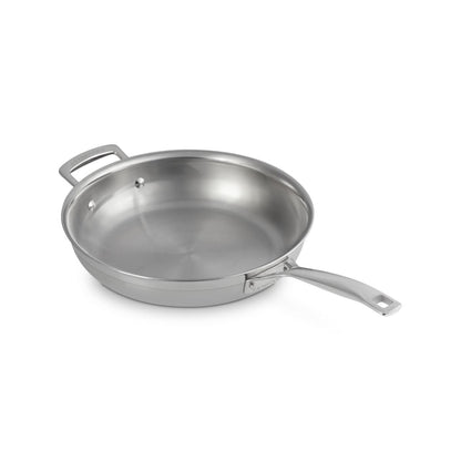  Le Creuset Classic Stainless Steel 11" Shallow Round Fry Pan