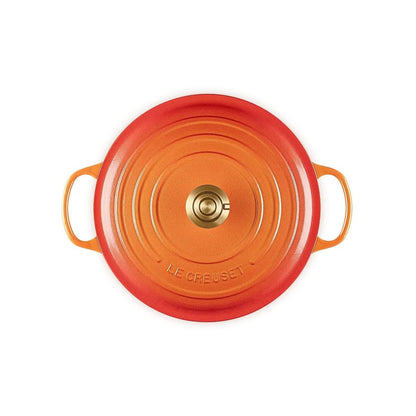  Le Creuset Signature 7.25 Qt. Round Dutch Oven With Crucible Knob | Flamme Dorée
