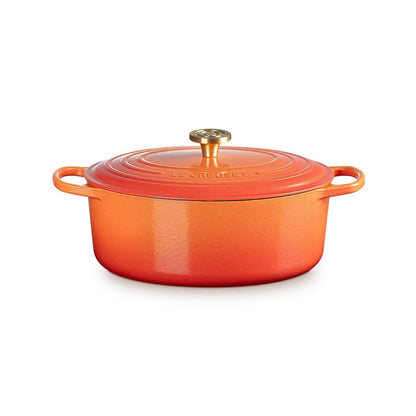  Le Creuset Signature 7.25 Qt. Round Dutch Oven With Crucible Knob | Flamme Dorée