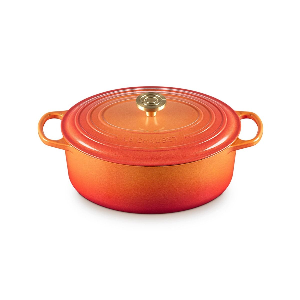  Le Creuset Signature 7.25 Qt. Round Dutch Oven With Crucible Knob | Flamme Dorée