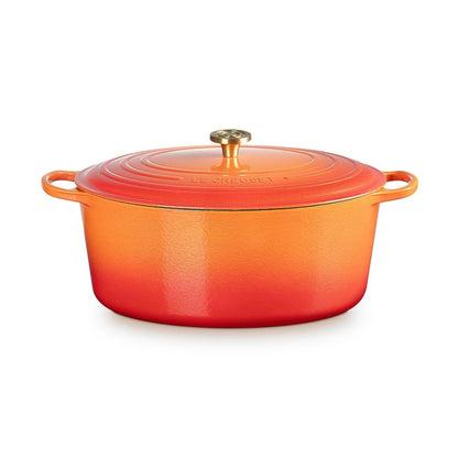  Le Creuset Signature 15.5 Qt. Oval Dutch Oven With Crucible Knob | Flamme Dorée