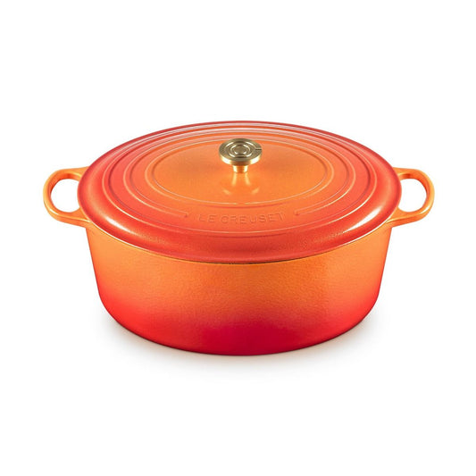  Le Creuset Signature 15.5 Qt. Oval Dutch Oven With Crucible Knob | Flamme Dorée
