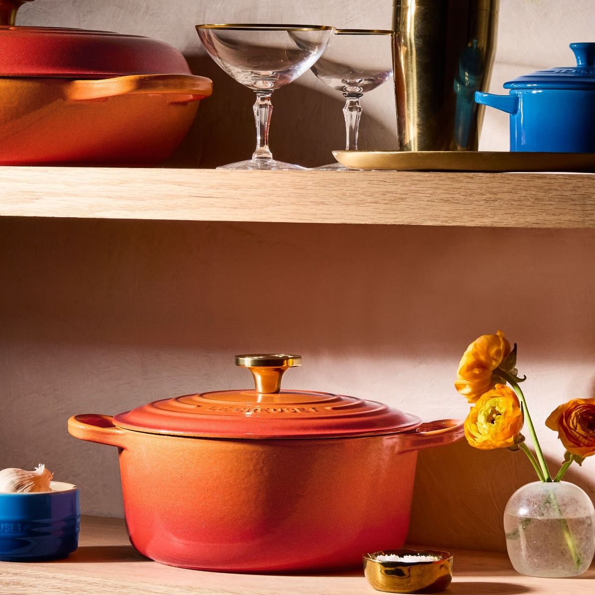 Le Creuset Signature 7.25 Qt. Round Dutch Oven With Crucible Knob | Flamme Dorée