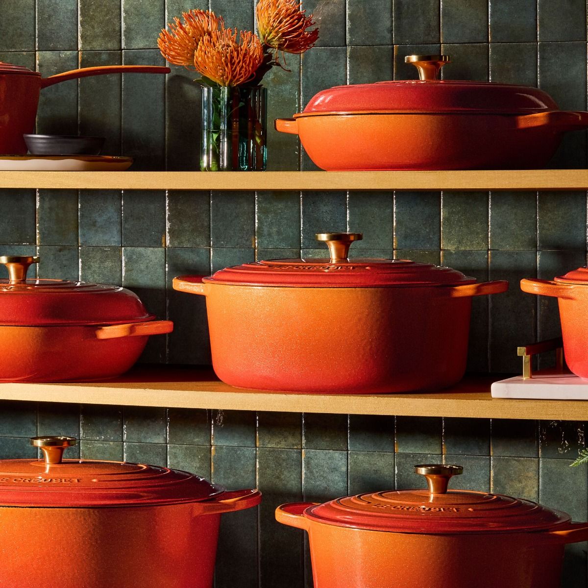  Le Creuset Signature 7.25 Qt. Round Dutch Oven With Crucible Knob | Flamme Dorée