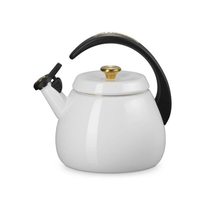  Le Creuset Signature 2.2 Qt. Cloche Kettle | White With Gold Knob