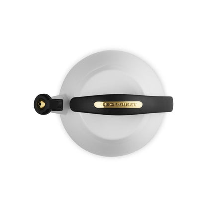  Le Creuset Signature 2.2 Qt. Cloche Kettle | White With Gold Knob