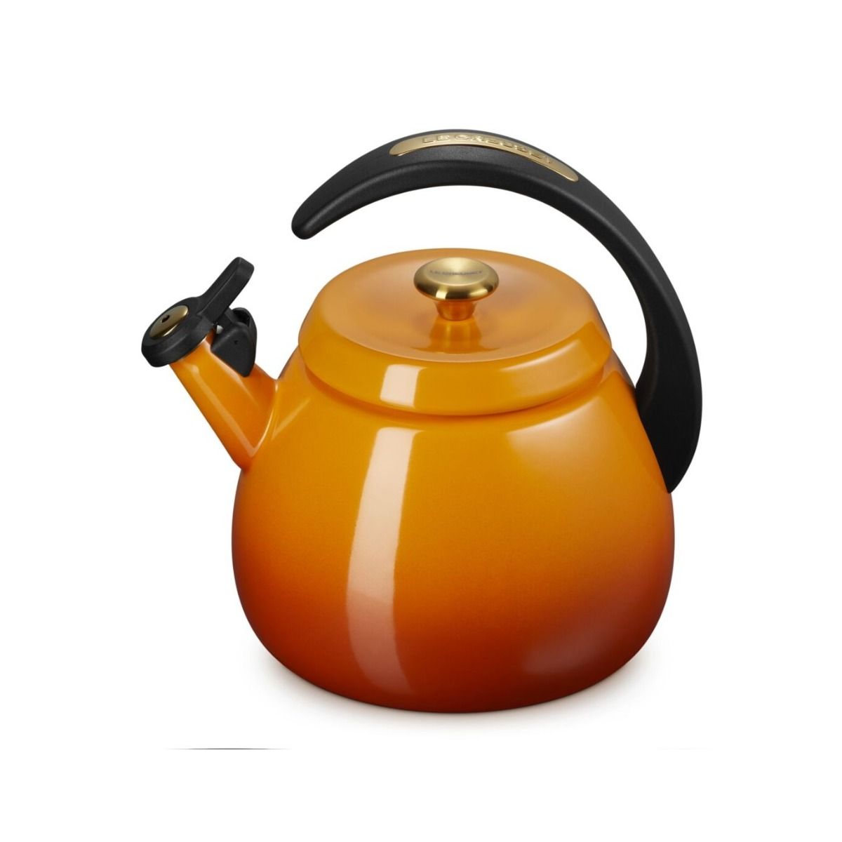  Le Creuset Signature 2.2 Qt. Cloche Kettle With Gold Knob | Persimmon