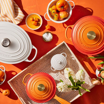  Le Creuset Signature 7.25 Qt. Round Dutch Oven With Crucible Knob | Flamme Dorée