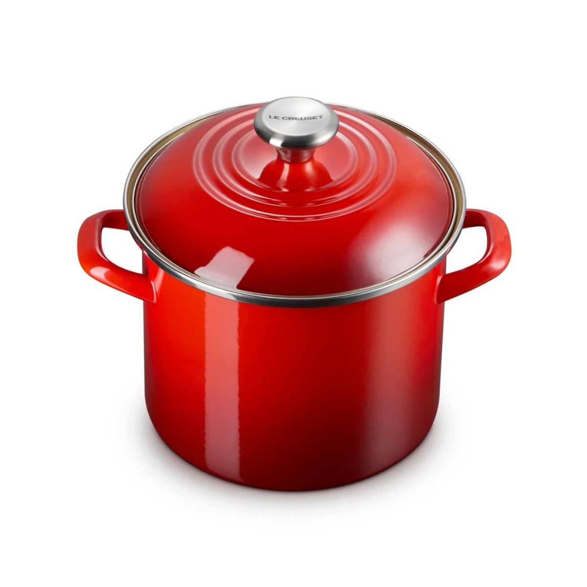  Le Creuset 6 Qt. Enamel On Steel Stockpot With Stainless Steel Knob | Cerise