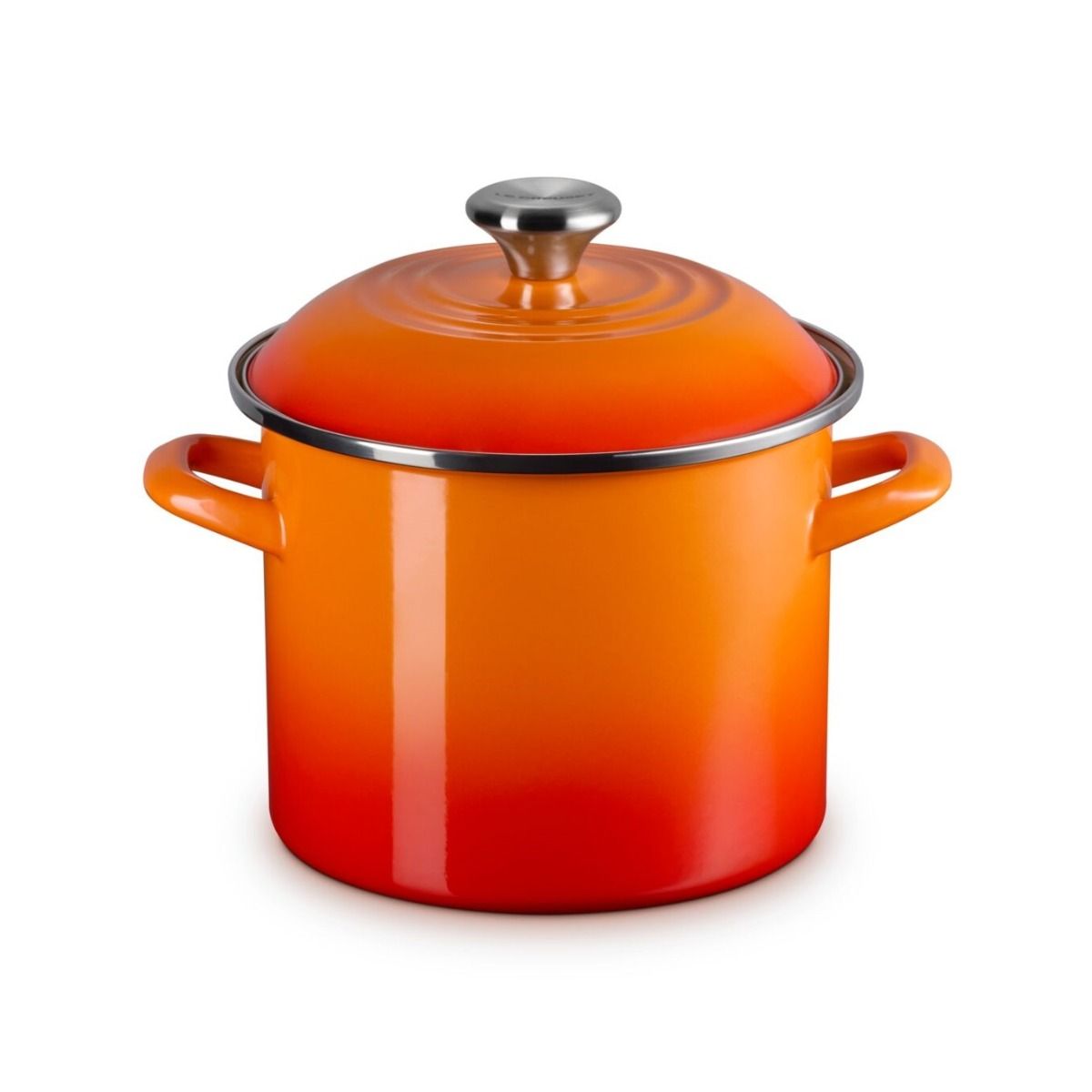 Le Creuset 6 Qt. Enamel On Steel Stockpot With Stainless Steel Knob | Flame