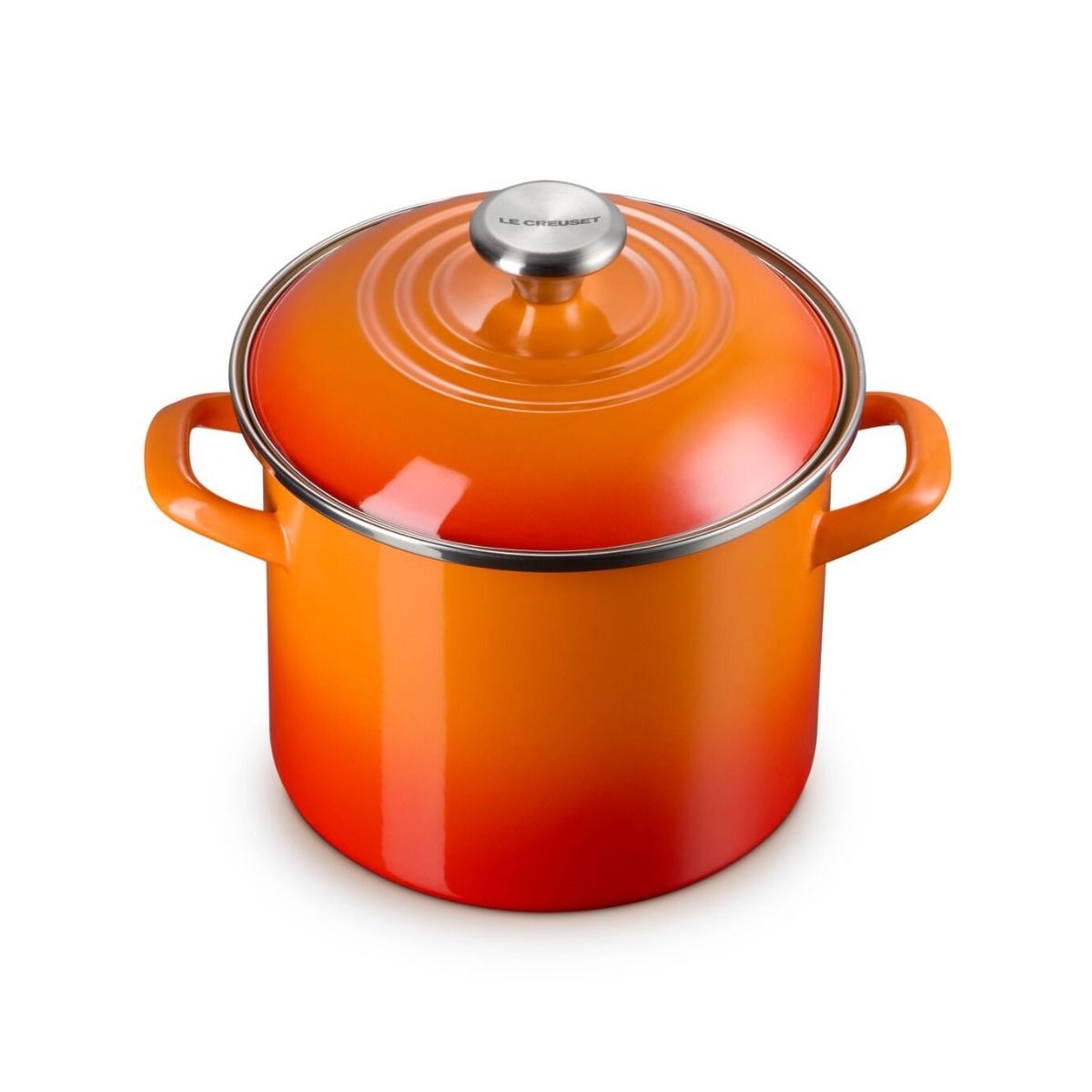  Le Creuset 6 Qt. Enamel On Steel Stockpot With Stainless Steel Knob | Flame