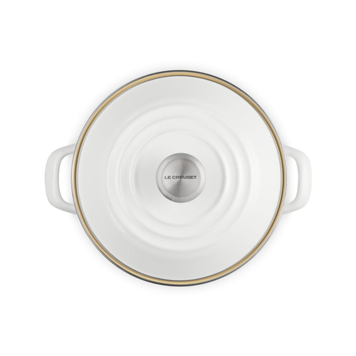  Le Creuset 8 Qt. Enamel On Steel Stockpot With Stainless Steel Knob | White