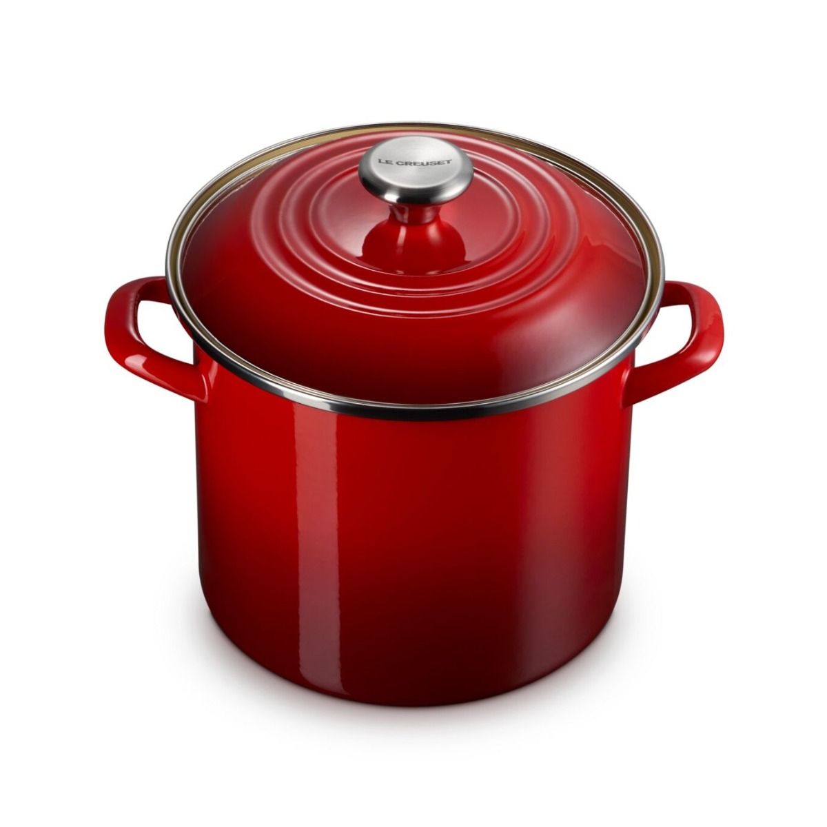  Le Creuset 8 Qt. Enamel On Steel Stockpot With Stainless Steel Knob | Cerise