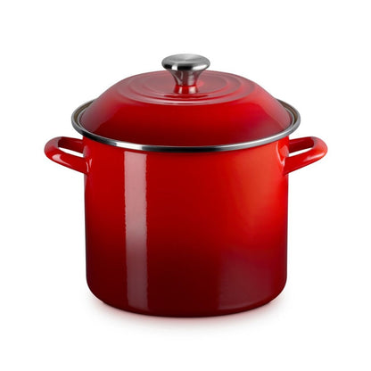  Le Creuset 10 Qt. Enamel On Steel Stockpot With Stainless Steel Knob | Cerise