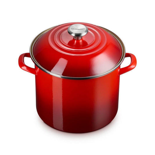  Le Creuset 10 Qt. Enamel On Steel Stockpot With Stainless Steel Knob | Cerise