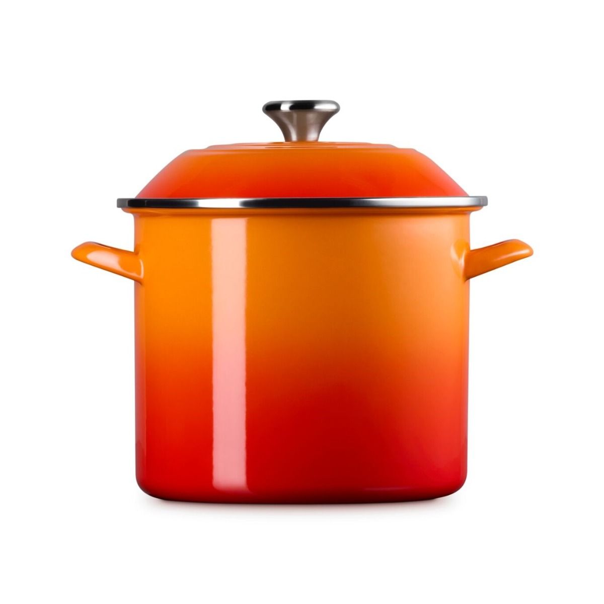  Le Creuset 10 Qt. Enamel On Steel Stockpot With Stainless Steel Knob | Flame