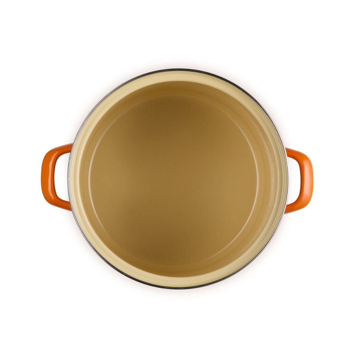  Le Creuset 10 Qt. Enamel On Steel Stockpot With Stainless Steel Knob | Flame