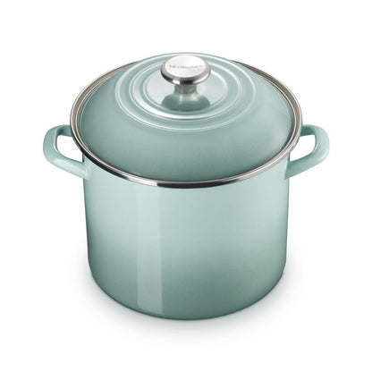  Le Creuset 10 Qt. Enamel On Steel Stockpot With Stainless Steel Knob | Sea Salt