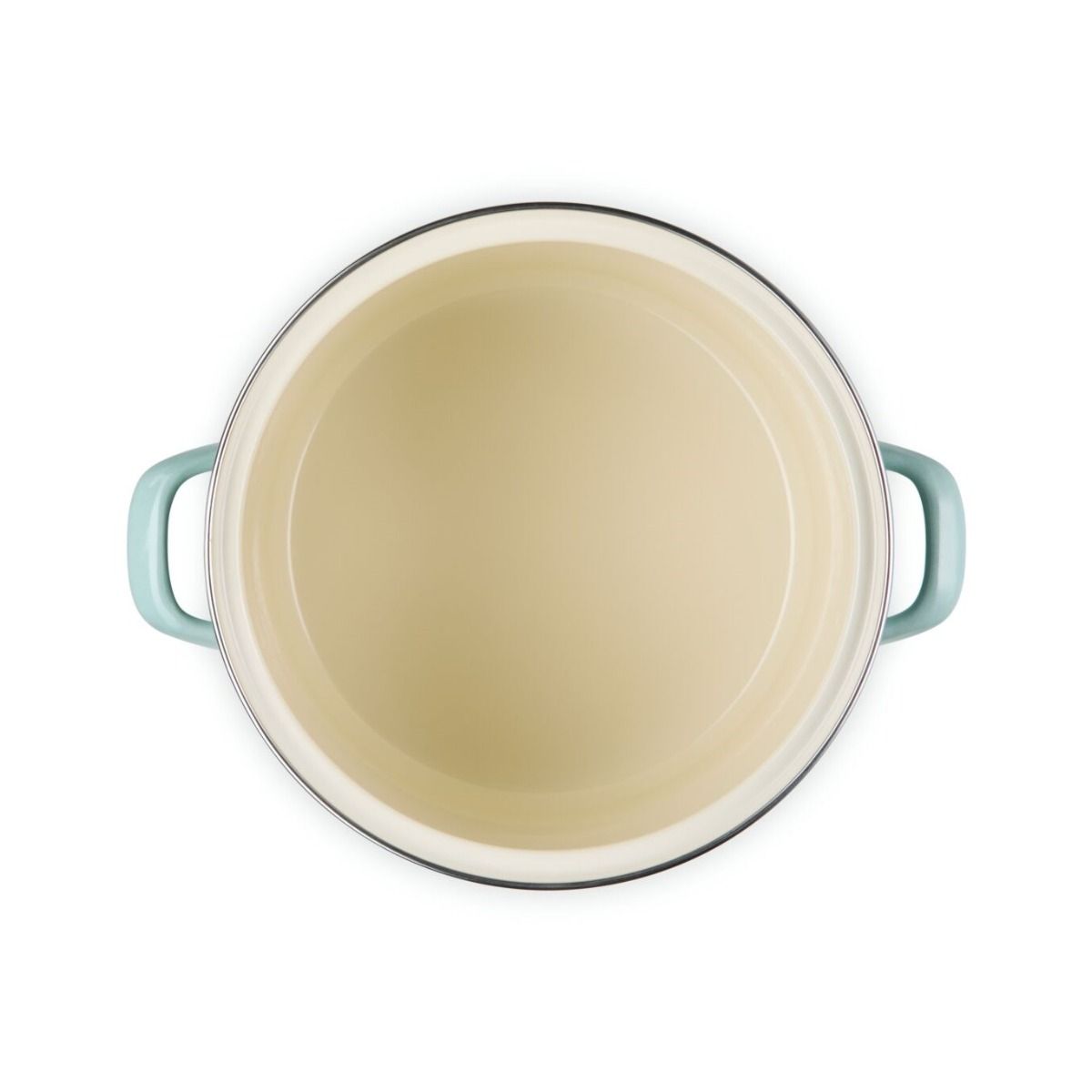  Le Creuset 10 Qt. Enamel On Steel Stockpot With Stainless Steel Knob | Sea Salt