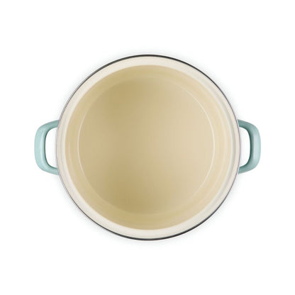 Le Creuset 10 Qt. Enamel On Steel Stockpot With Stainless Steel Knob | Sea Salt