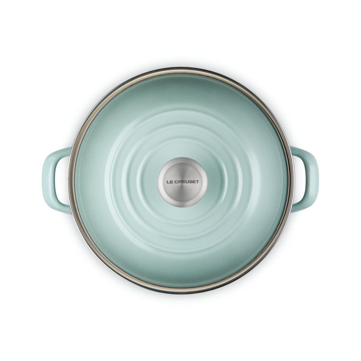  Le Creuset 10 Qt. Enamel On Steel Stockpot With Stainless Steel Knob | Sea Salt