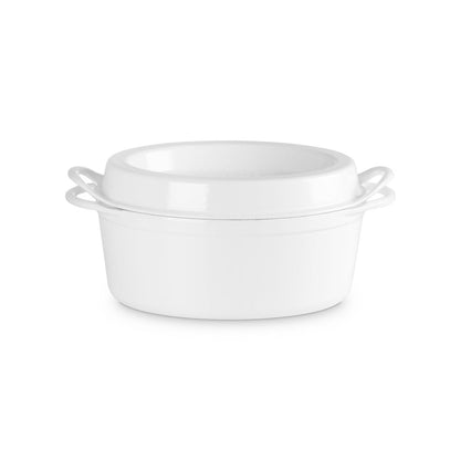  Le Creuset 7.25 Qt. Traditional Oval Doufeu | White