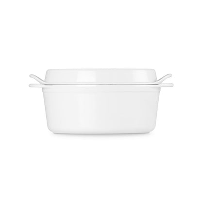  Le Creuset 7.25 Qt. Traditional Oval Doufeu | White