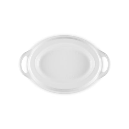  Le Creuset 7.25 Qt. Traditional Oval Doufeu | White
