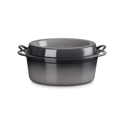  Le Creuset 7.25 Qt. Traditional Oval Doufeu | Oyster