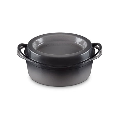  Le Creuset 7.25 Qt. Traditional Oval Doufeu | Oyster