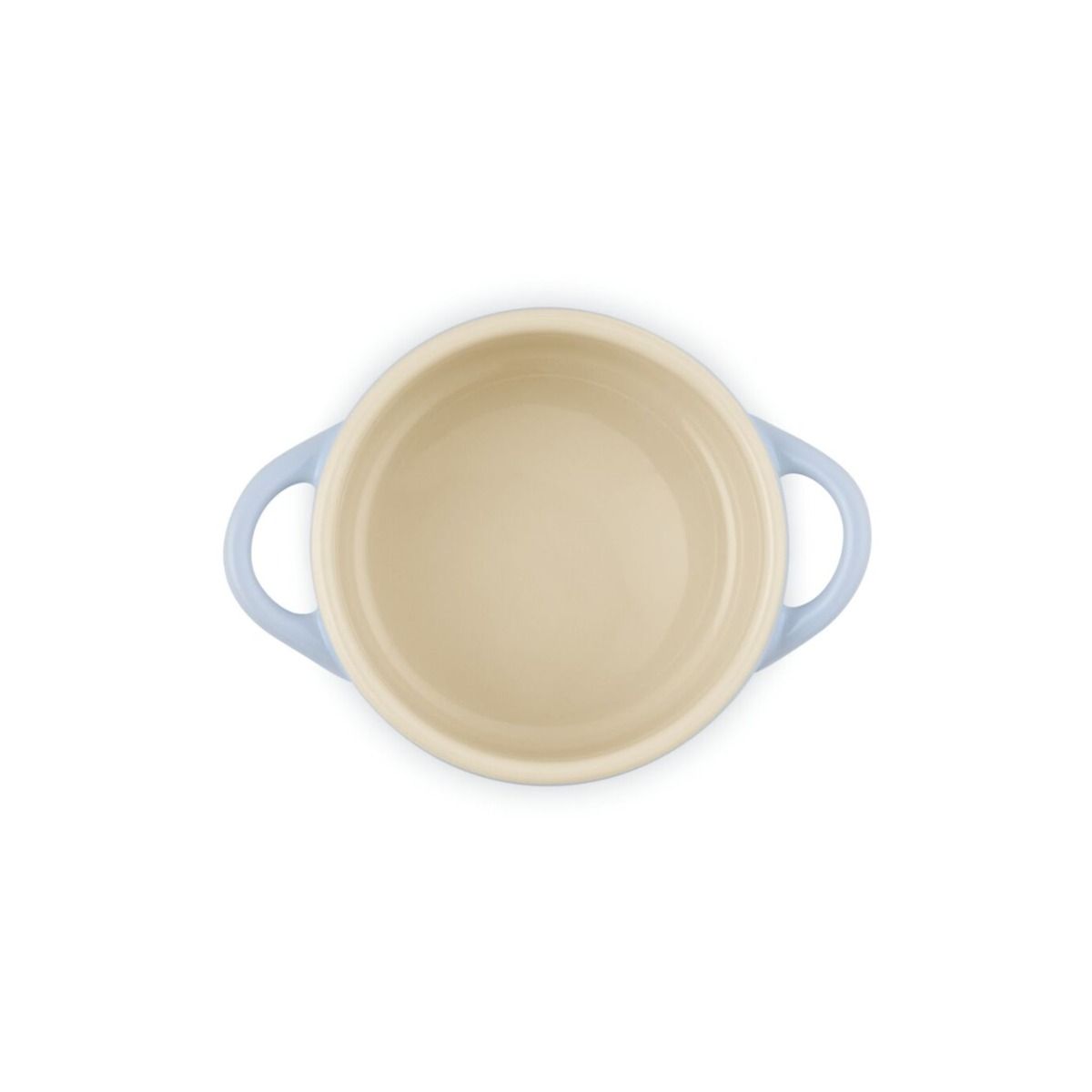  Le Creuset Holly Collection 8oz Mini Cocotte With Gold Detail | Coastal Blue