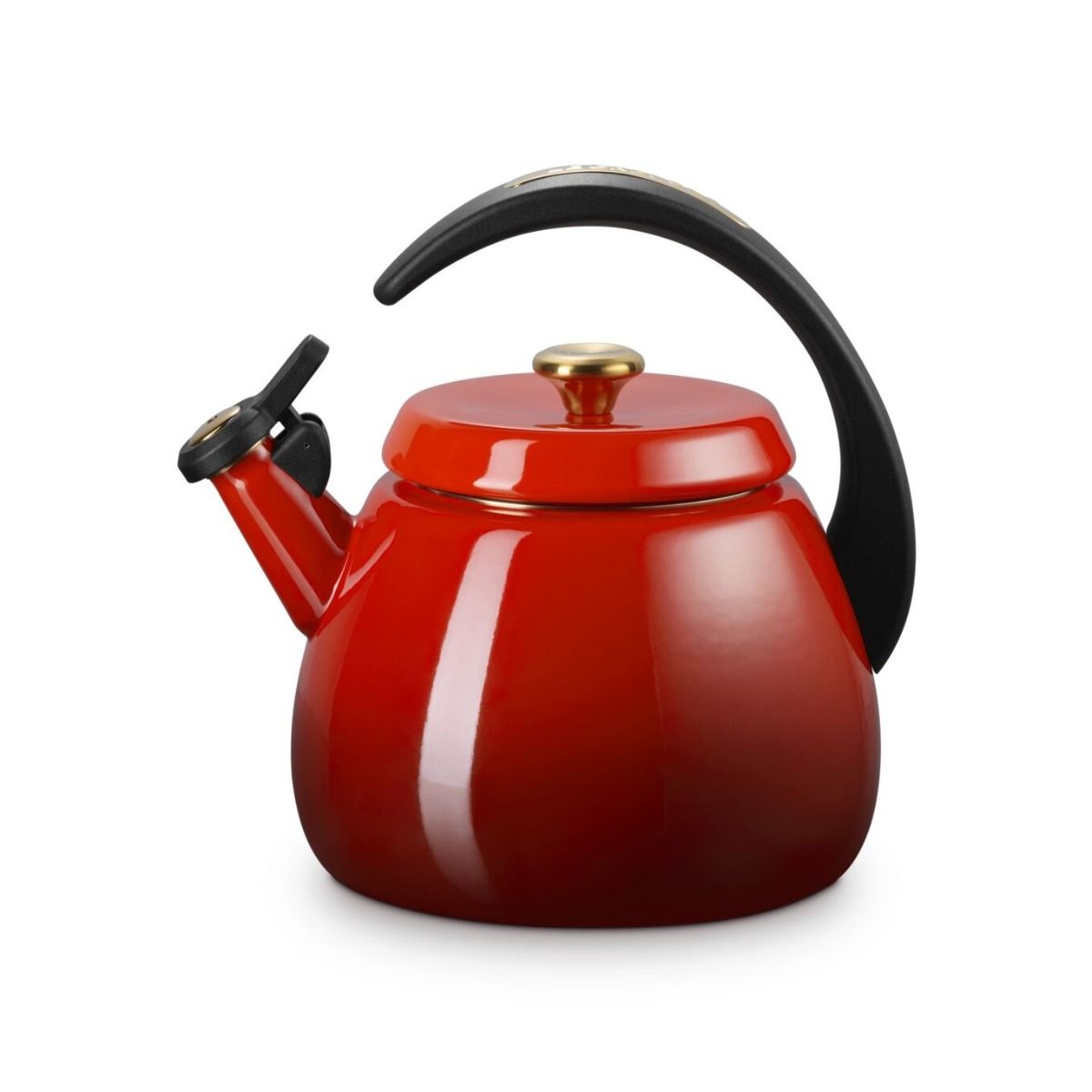  Le Creuset Signature 2.2 Qt. Cloche Kettle | Cerise With Gold Knob