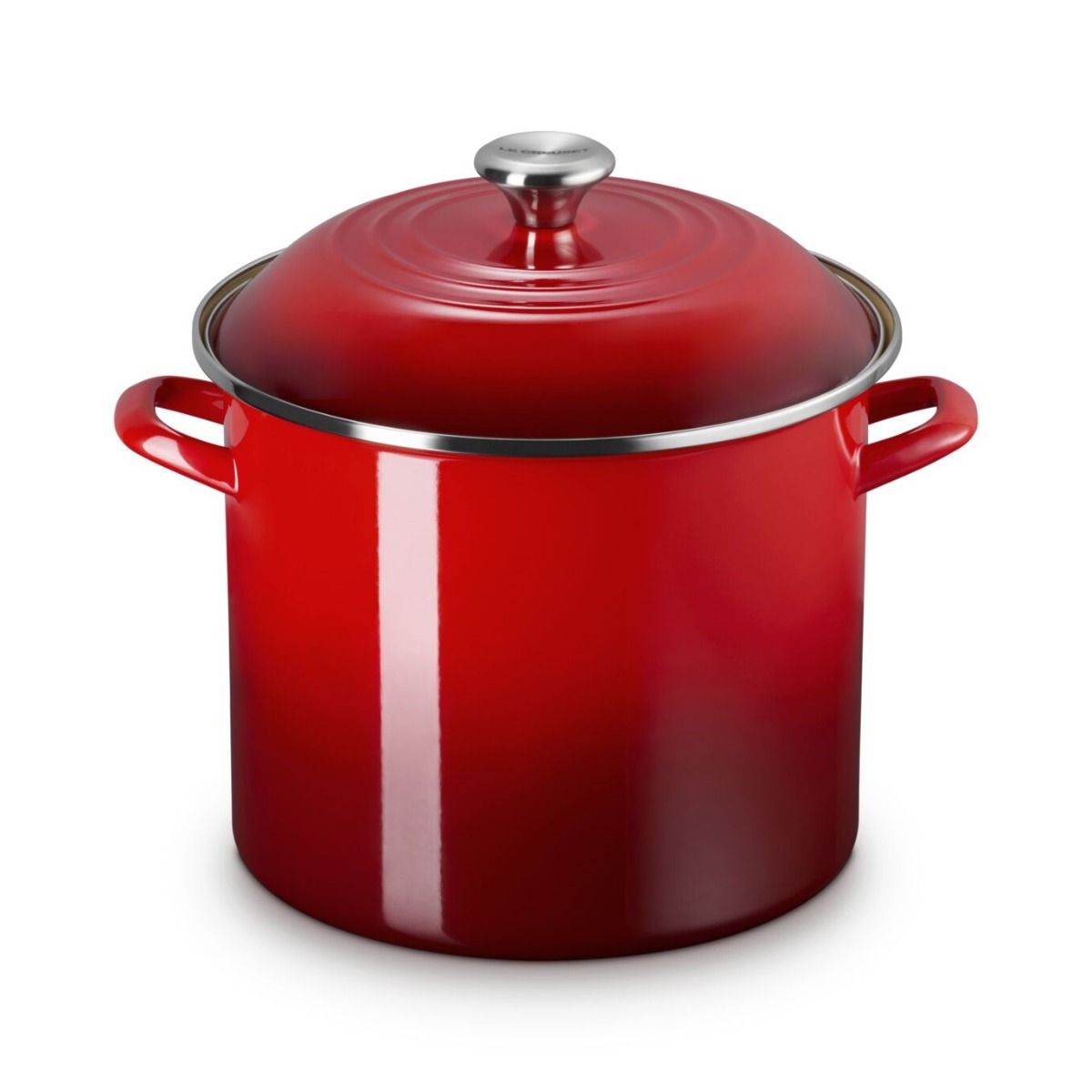  Le Creuset 12 Qt. Enamel On Steel Stockpot With Stainless Steel Knob | Cerise