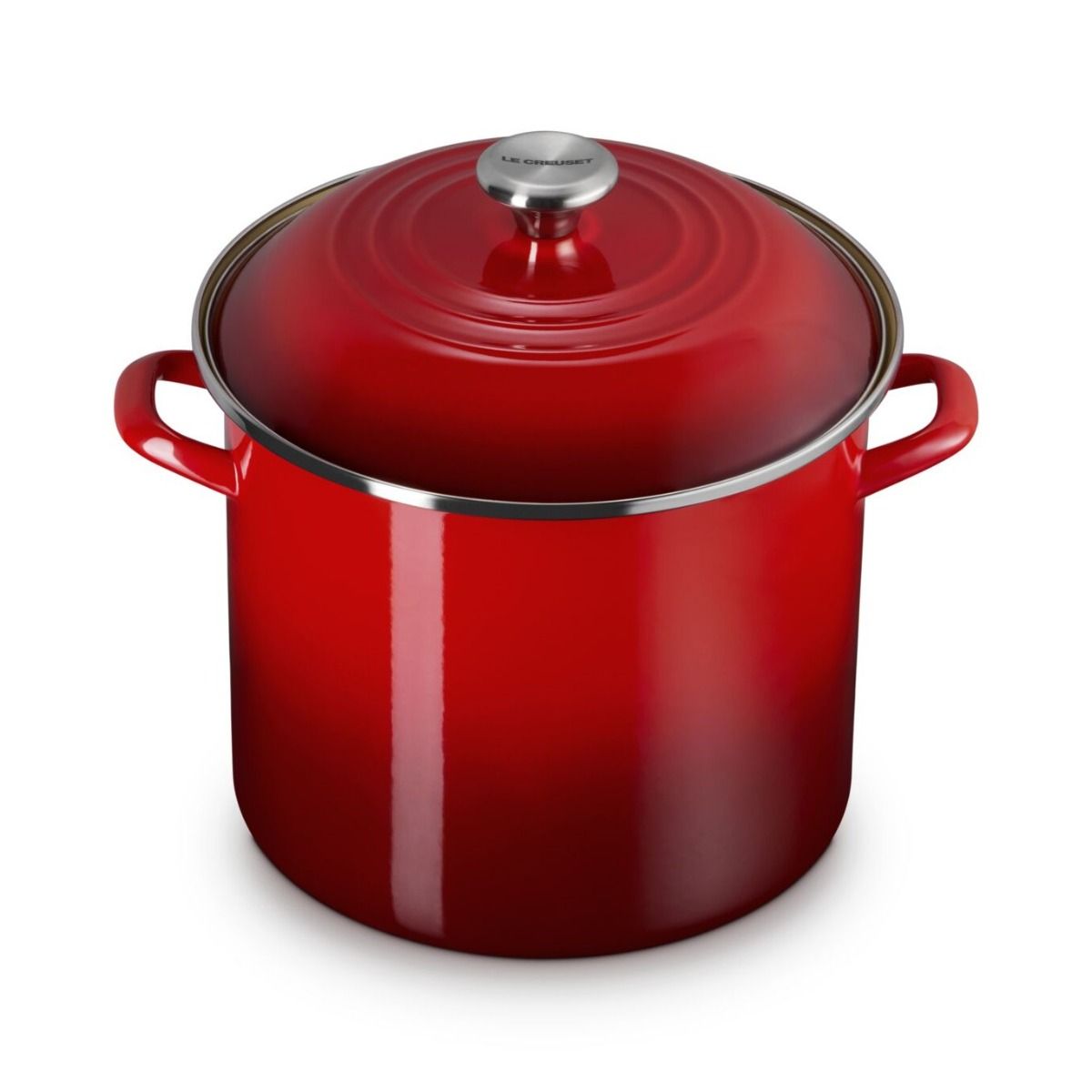  Le Creuset 12 Qt. Enamel On Steel Stockpot With Stainless Steel Knob | Cerise