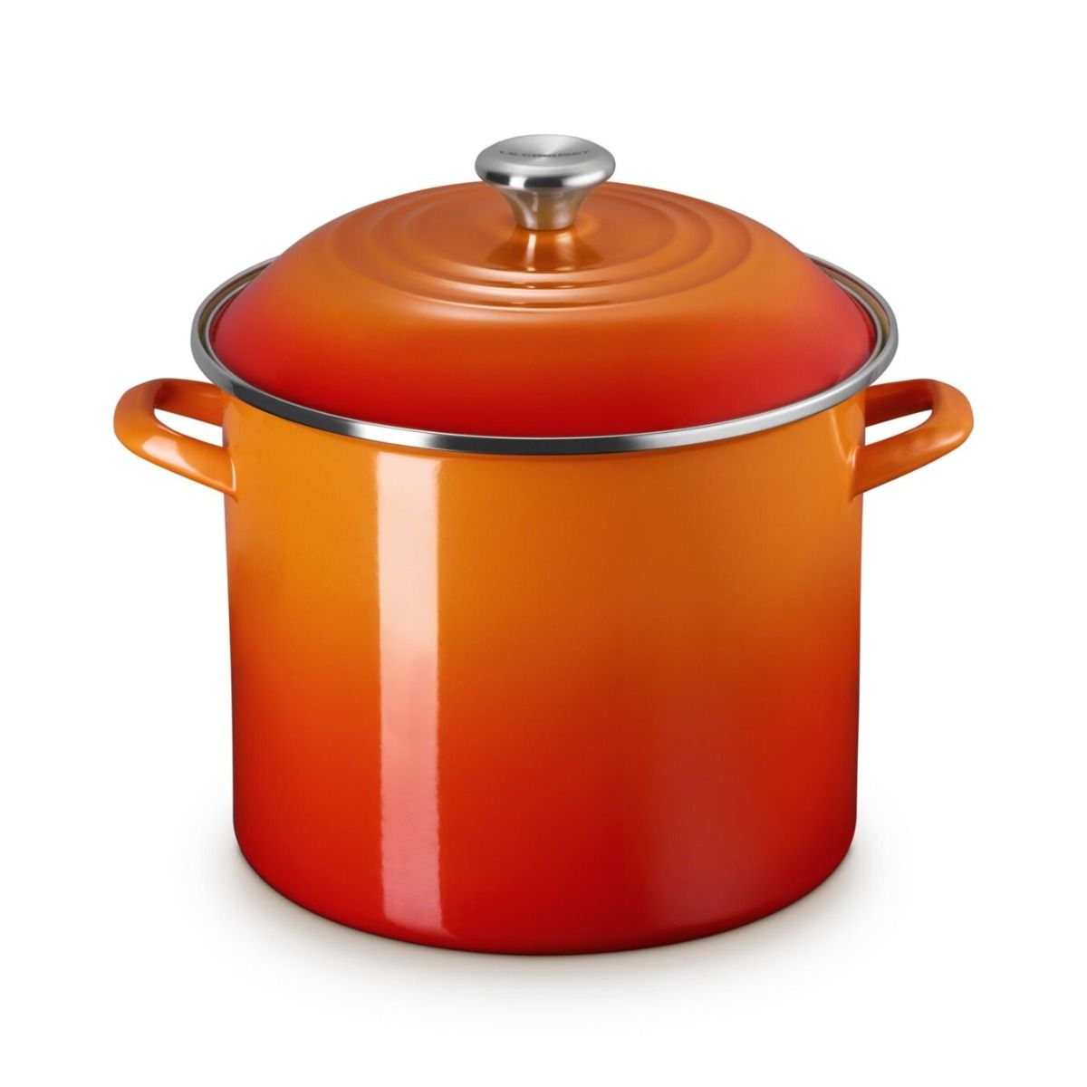  Le Creuset 12 Qt. Enamel On Steel Stockpot With Stainless Steel Knob | Flame