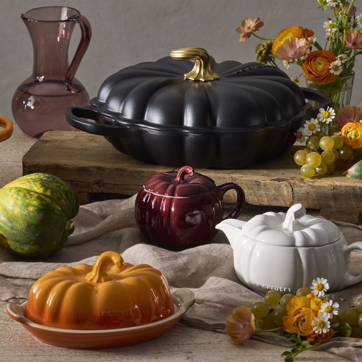  Le Creuset Signature 2.75 Qt. Pumpkin Braiser | Licorice