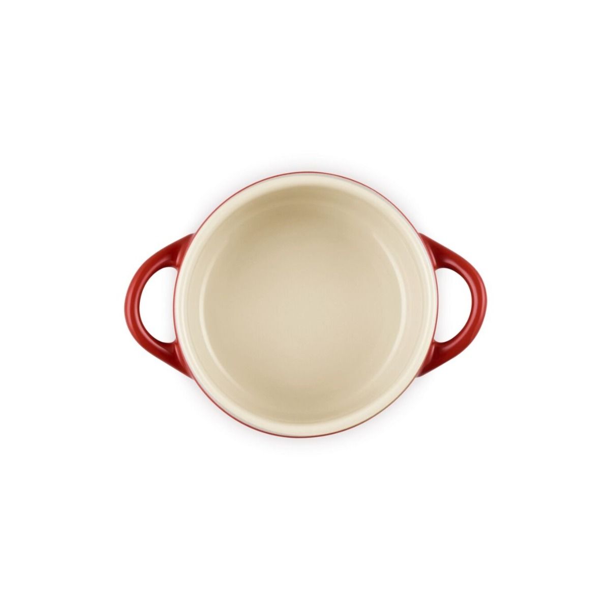  Le Creuset Holly Collection 8oz Mini Cocotte With Gold Detail | Cerise