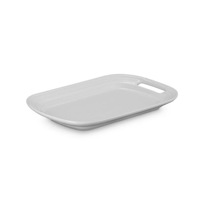  Le Creuset 14" Stoneware Serving Platter | White