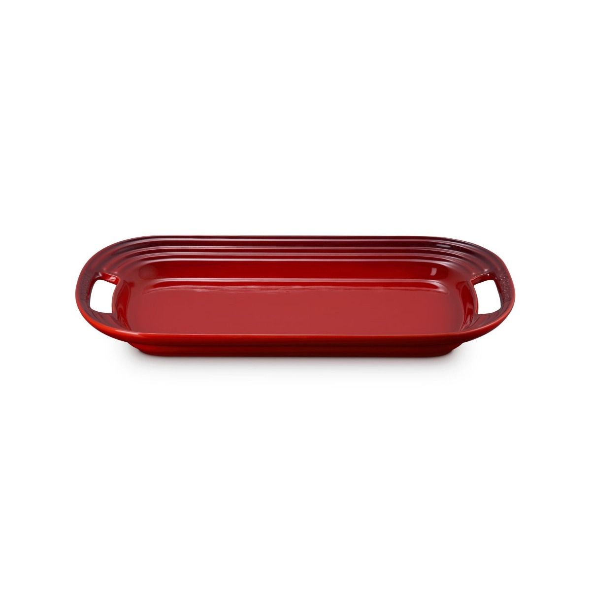  Le Creuset 14" Stoneware Serving Platter | Cerise