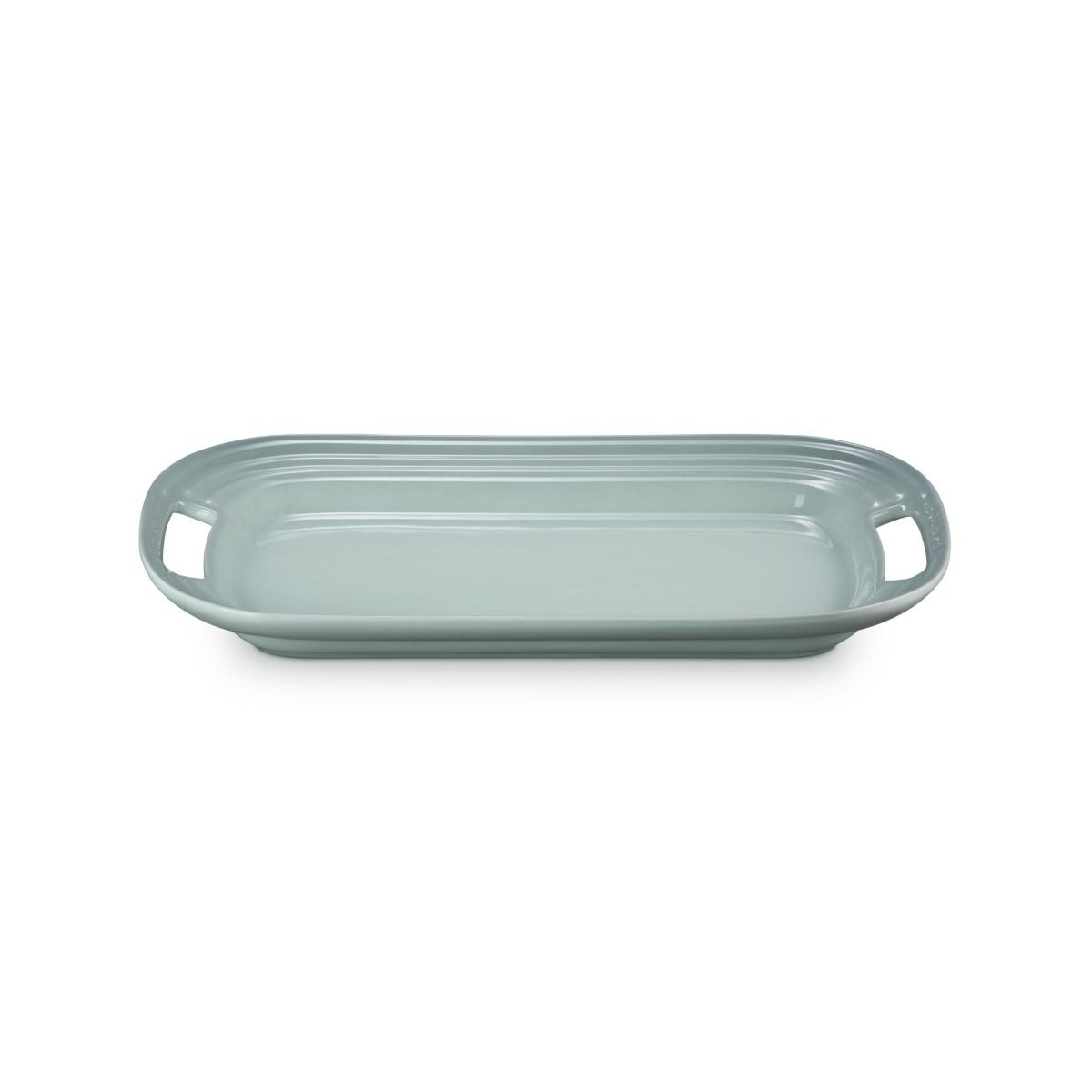  Le Creuset 14" Stoneware Serving Platter | Sea Salt