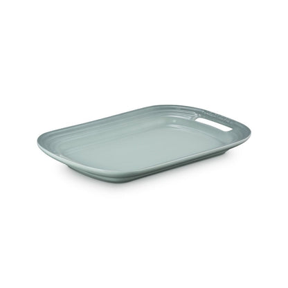 Le Creuset 14" Stoneware Serving Platter | Sea Salt