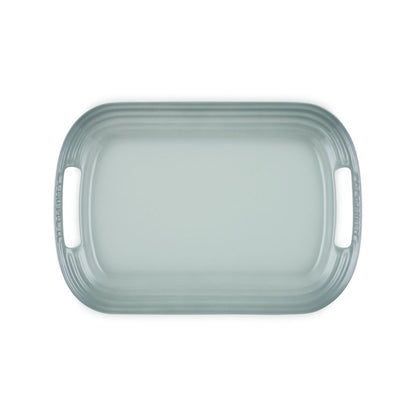  Le Creuset 14" Stoneware Serving Platter | Sea Salt