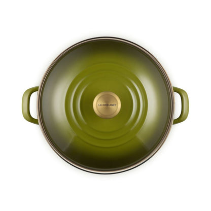  Le Creuset 12 Qt. Enamel On Steel Stockpot With Stainless Steel Knob | Olive