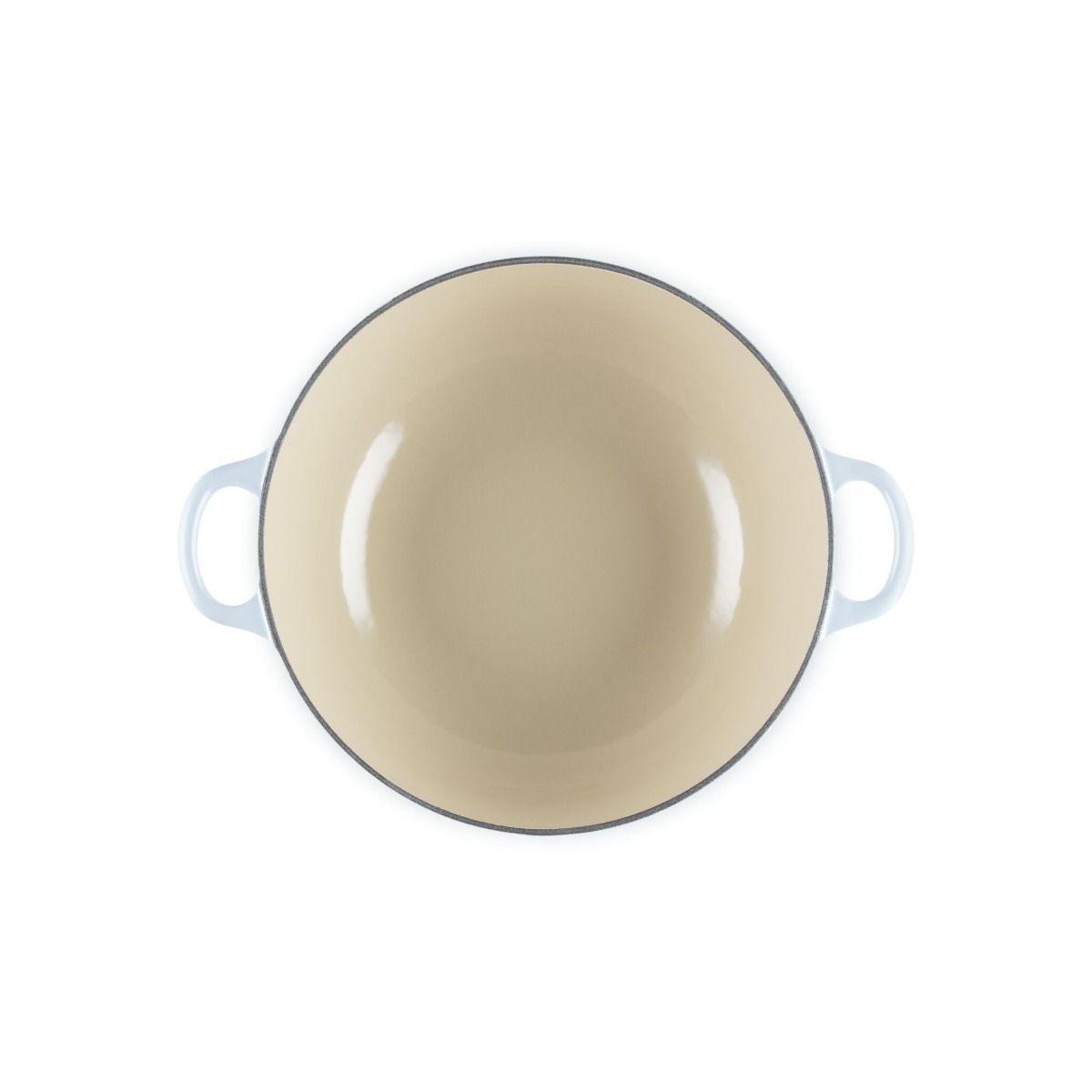  Le Creuset Holly Traditional 4.5 Qt. Round Soup Pot With Gold Knob | Coastal Blue
