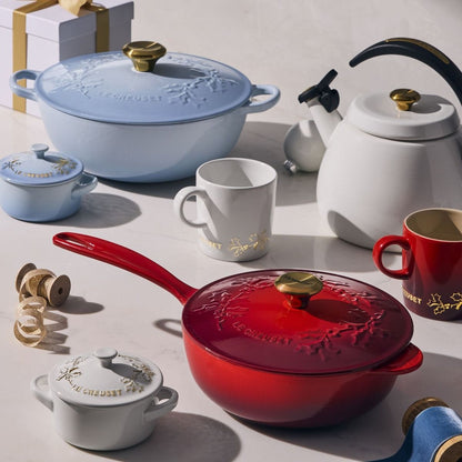  Le Creuset Holly Collection 2.25 Qt. Saucier | Cerise