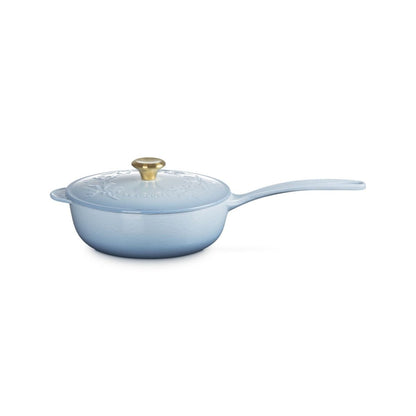  Le Creuset Holly Collection 2.25 Qt. Saucier | Coastal Blue